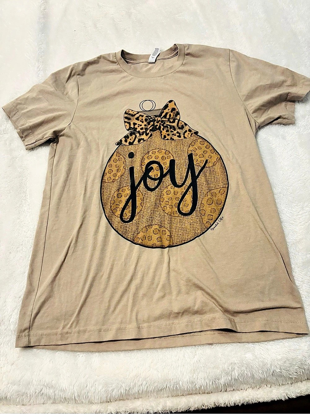 CANVAS Graphic Short Sleeve Tee Brown Large